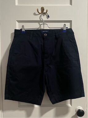 Nautica Men's Size 30 Navy Classic Chino Shorts